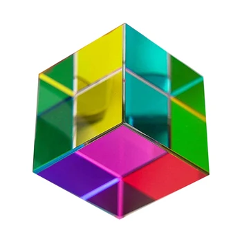 Unikalių Optinio Stiklo Kubas Spalvotų Cube Dizaino Mokymo Žaislas Vaikams Skatina Kūrybiškumą ir Vaizduotę,