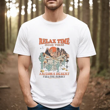 Vyriški Naujas Vasaros Drabužių Modelis Kempingas T-shirt Tendencijos Mados Atsitiktinis Trumpas Rankovės Spausdinimo Atsitiktinis O-Kaklo Spausdinti marškinėliai.