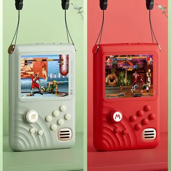 Delninis Žaidimų Konsolės Paramos Projekcija Retro Arcade Žaidimas Mašina su 3,5 colių IPS Ekranas, Nešiojamas Mini Galios Banko Žaidėjas