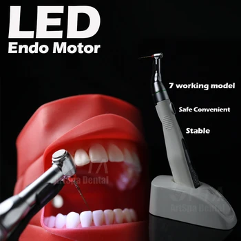 Dantų Belaidžio Endo 16:1 Contra Kampas Motorinių Smart su LED Lempa, Standartinės Nerūdijančio plieno galva, Endodontinis Gydymas