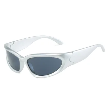 Steampunk akiniai sporto 2022 vyrų Sunglass luxuri lauko frameless vyrų akiniai Accessori lauko dviračiais = UV400 Oculos de Sol