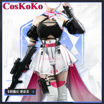 【Individualų】CosKoKo Kanami Cosplay, Anime Žaidimas CalabiYau Kostiumų Mados Gražių Uniformų Helovinas Šaliai Vaidmuo Žaisti Drabužių Naujas