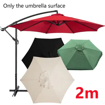 2m/6.56 ft Poliesteris Skėtis Skėtis Audiniu Lauko Sodo Kiemo Pakeitimo Rainproof UV Apsauga skėtį nuo saulės, Skėtis Dangtis