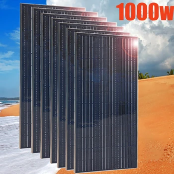 1000w 600w 450w 300w 12v saulės skydelis, aliuminio rėmas, fotoelementų skydelis sistemos namų, automobilių, valčių RV kempingas kelionės elektrinėje