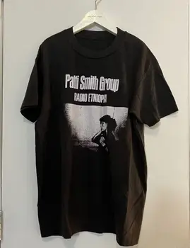 Patti Smith Radijo Etiopija Nuostabus Klasikinis Marškinėliai TE7677 ilgomis rankovėmis