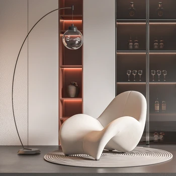 Šiuolaikinės dizaineris recliner viešbutis modelis kambarys pardavimo biuro kėdė kūrybos stilistinės asmenybės kėdė