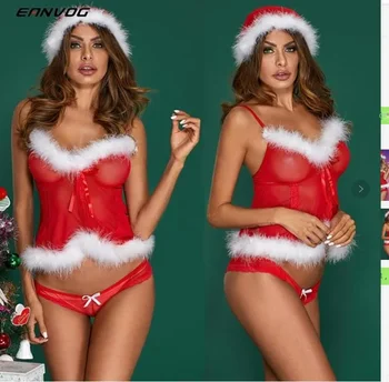 Karšto pardavimo seksualus apatinis trikotažas ir Kalėdų uniformų moterys yra populiari Europos ir Amerikos užsienio prekybos.