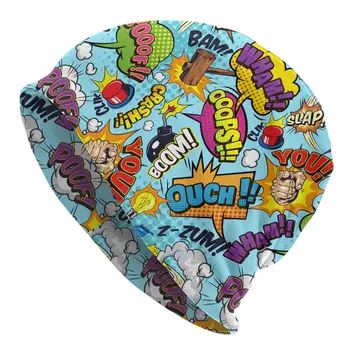 Mados Kepurės Komiksų Spalvinga Modelio Variklio Dangčio Skrybėlę Skullies Beanies Kepurės