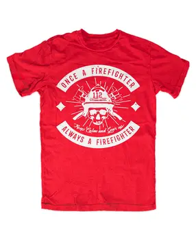 Ugniagesių 5 T-shirt RAUDONA savanorių, FFW, herojai, diegimas, kulto, gelbėjimo, gelbėjimo