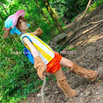 Karšto Anime One Piece Tony Tony Chopper Cosplay Kostiumų Cosplay, Pilnas Komplektas Viršūnes+Pirštinės+Kelnės+Pėdų Apima Helovinas Kostiumas Moterims Mane