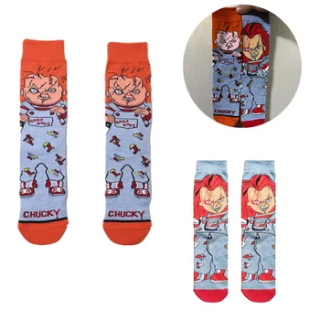 Anime Chucky Naujovė Gyvulių Suaugusiųjų Kasdien Dėvėti Geros Vaikinai Cosplay Cartoon Sporto Kojinės Kalėdų Šventė Dovana
