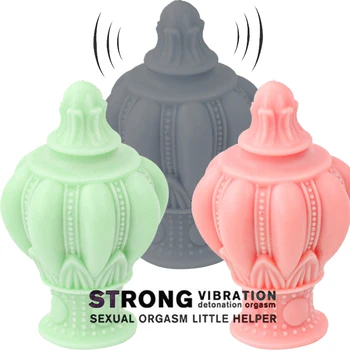 10CM Masturbator Klitorio Sekso Dildo Suaugusiųjų Žaislas, Įkiškite Varpą, Moteris Vyrų Prostatos Stimuliatorius Vibracijos Plėtros Expander Vibratorius