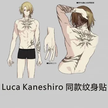 Anime Temporory Tatuiruotė Hololive Vtuber Luca Kaneshiro Lipdukas Cosplay Prop