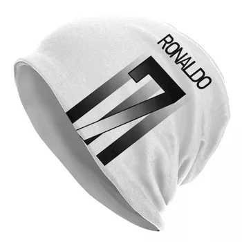 Ronaldo Futbolo Skaičius 7 Šilta Megzta Kepurė Hip-Hop variklio Dangčio Skrybėlę Rudens Žiemos Lauko Beanies Skrybėlės Unisex Suaugusiųjų