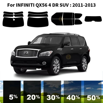 Pjaustytuose nanoceramics automobilių UV Lango Atspalvis, Rinkinys, Automobilių Langų Plėvelės INFINITI QX56 4 DR VISUREIGIS 2011-2013 m.