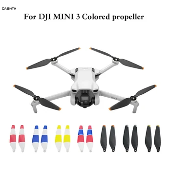 Už DJI Mini 3 drone sraigto dvi poras 8-gabalas spalvos ašmenys UAV atsarginės dalys
