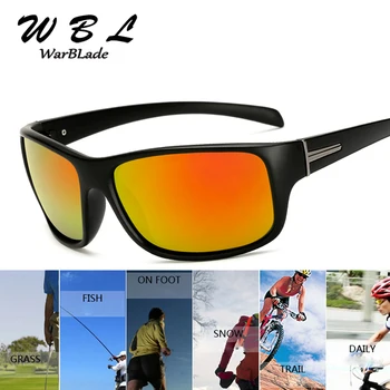 WarBLade 2019 Naujos Prekės Dizaino Akiniai nuo saulės Vyrams Poliarizuota Moterų Mados Akių Apsauga UV400 Juodas Kvadratas Saulės Akiniai Karšto