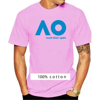 Nauja Australian Open Ao Tennist Čempionato Logotipas Vyrų Balti Marškinėliai Dydis S Iki 3xl Jaunimo Apvalios Apykaklės Individualų Tshirts