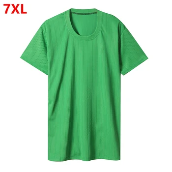 Moteris vasarą plonas skirsnio plius dydis ruožas atsitiktinis palaidų tingus trumparankoviai marškinėliai kvėpuojantis namų vientisos spalvos 130kg
